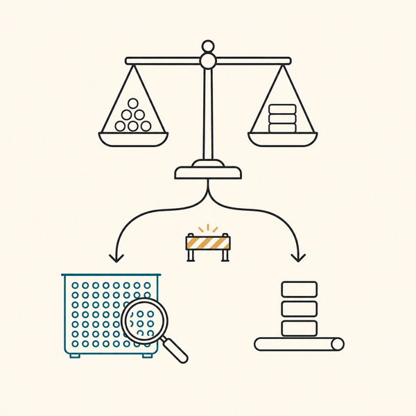 At how many entities does an ECS start paying off?