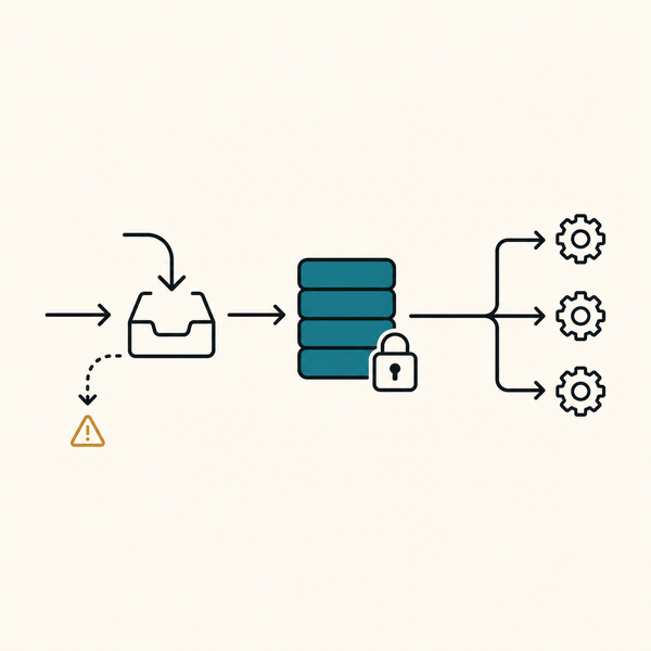 A service calling your endpoint, which puts the event on a queue