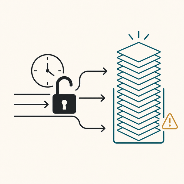 A container asked whether it can serve, and the database behind it